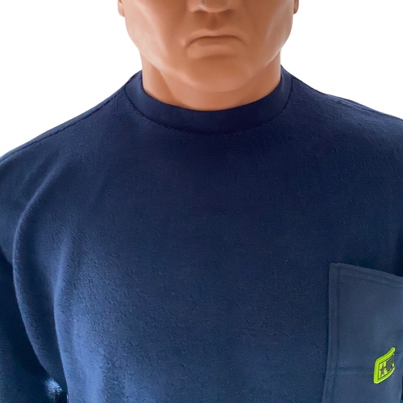 Converse Carpenter Crew Men’s Sweater Blue Pullover Size 10019956-A02 - Picture 2 of 7